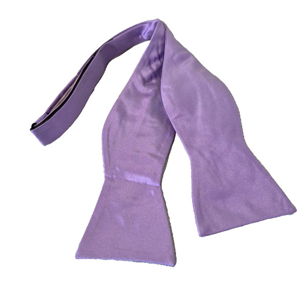 Michael Kors Bow Tie Purple Adjustable Formal Wedding Workwear Office Prom - Picture 1 of 6